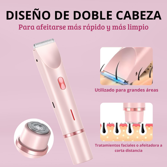 Depiladora eléctrica 3 en 1