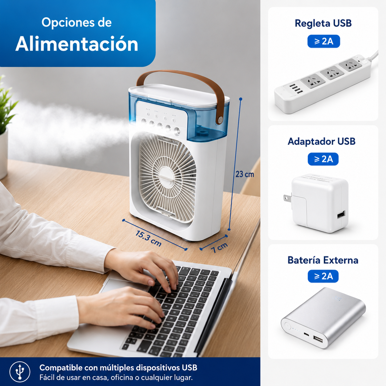Ventilador 3 en 1